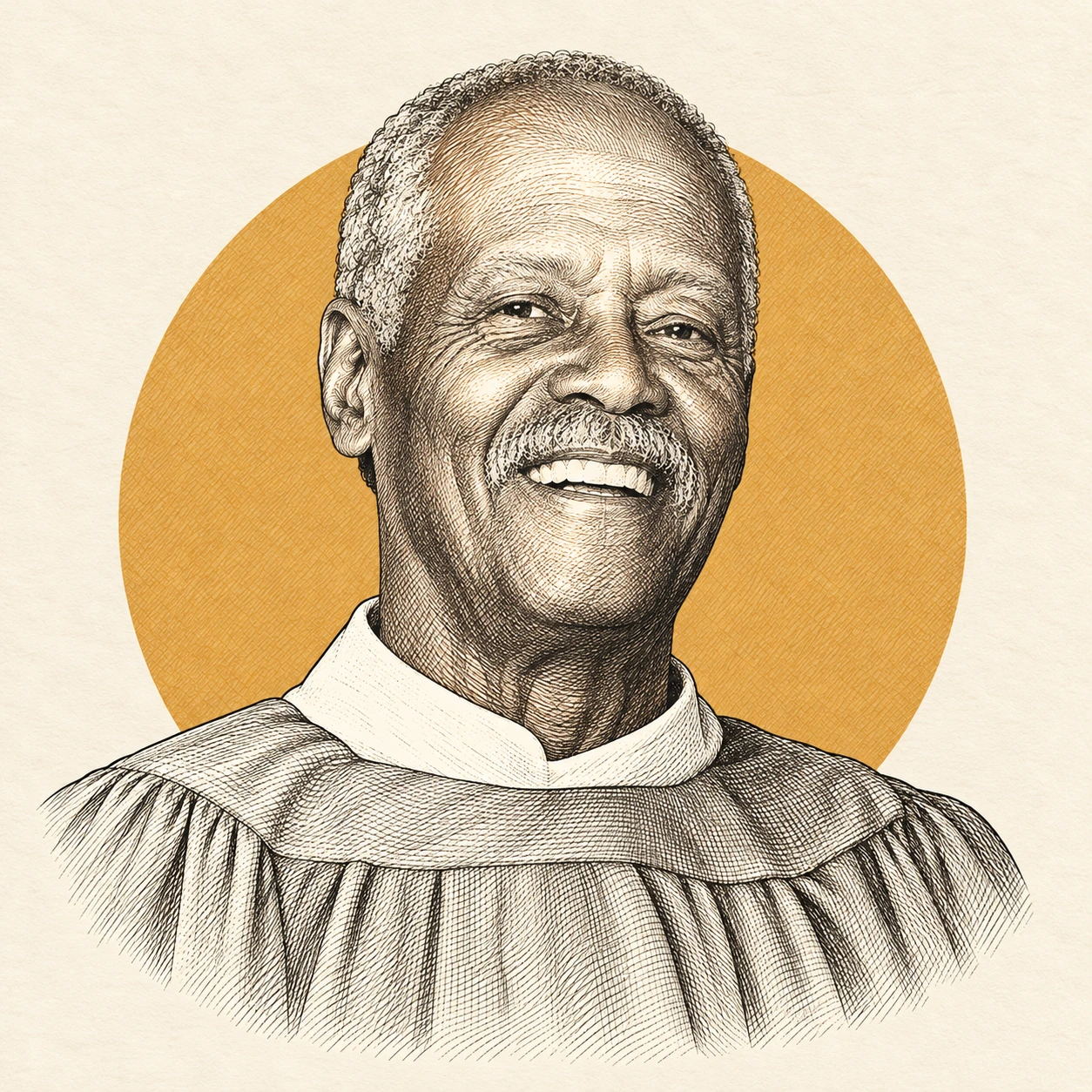 Engraved editorial illustration of Joseph Barker Sr.